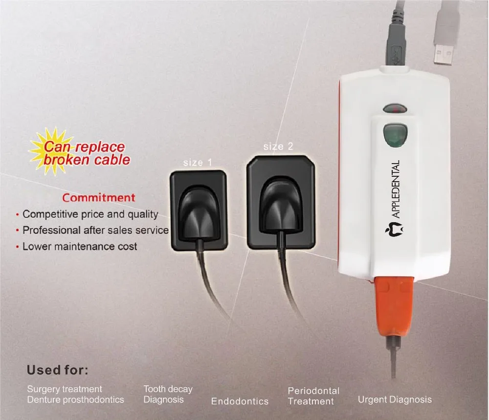 Dental X Ray Sensor/usb Dental Xray Sensor Rvg/cmos Xray Dental Sensor