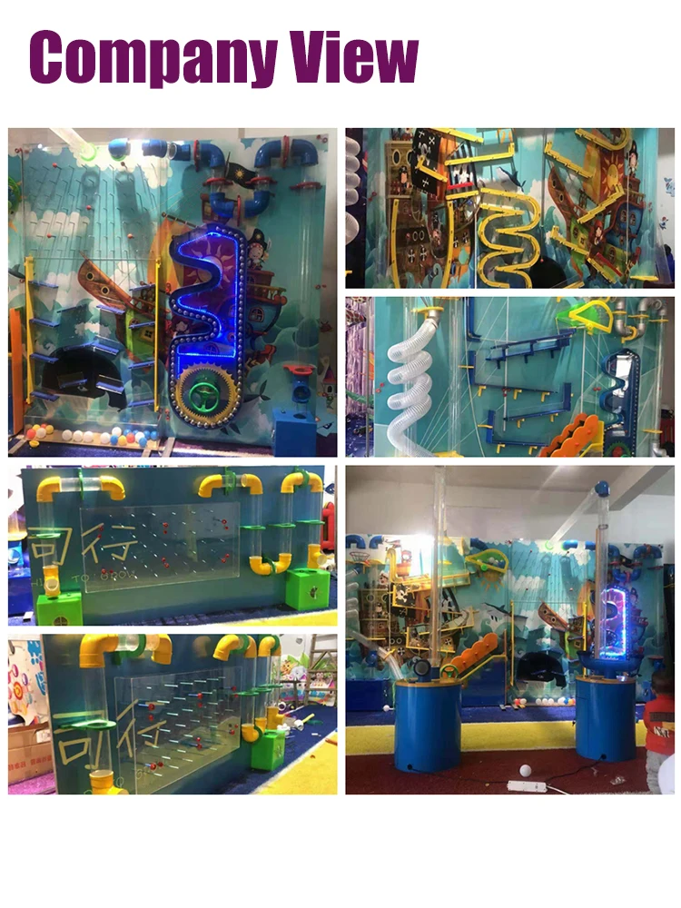 Factory Selling Directly Good Quality Indoor Playground Pipe Toys Interactive Science Wall