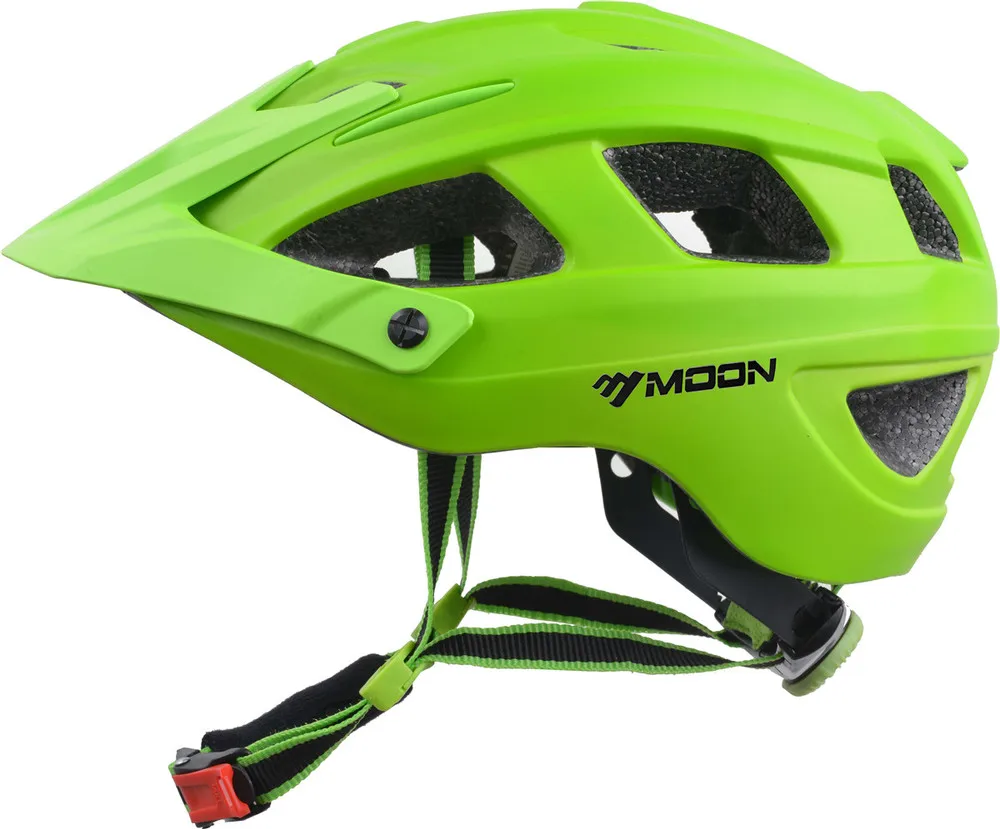 green bicycle helmet