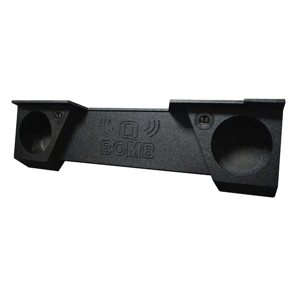 Q Power QBGMC10 2007 HT Dual 10-Inch Custom Fit Speaker Box for GM/Chevy Xcab Trucks 2007-2013