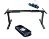 Metal computer table with fixed height and horizontal telescopic beam Foshan China modern office desk
