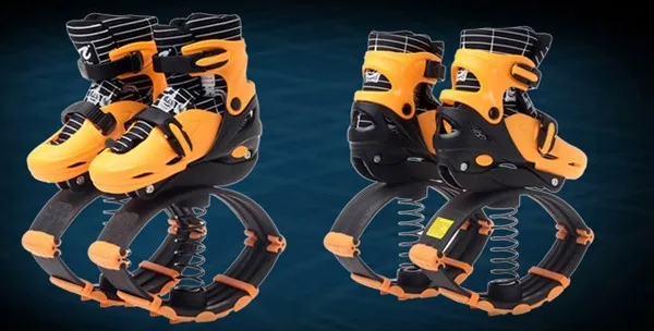 2 in 1 kangaroo bounce space jumping sport skate shoe with spring