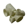 Two Position Three Way Solenoid Valve Yellow ABS Plastic Prototype CNC Machining Auto Spare Parts