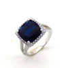 New Design Fashionable Blue Gemstone Ring Design Women