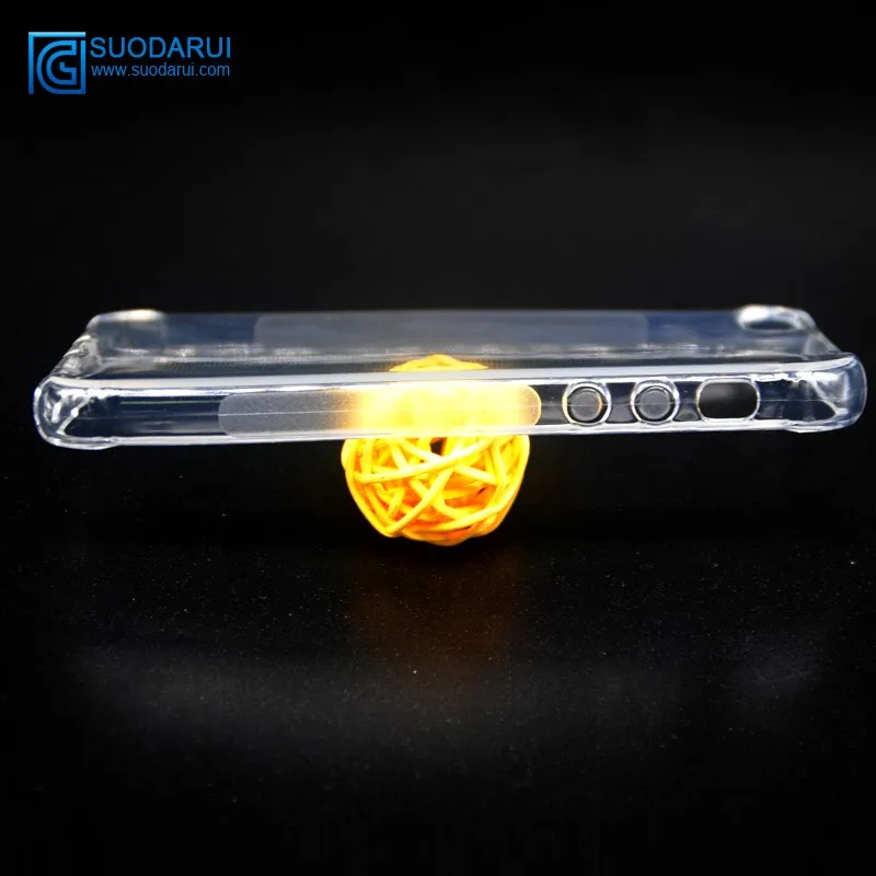 DROP DETECTION anti - skid Clear tpu case for iphone SE