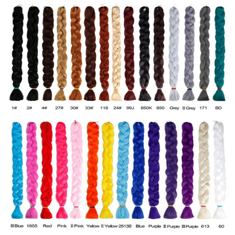 Aisi Hair 82 Inch 165g Long Heat Resistant Synthetic Fiber Jumbo Braid