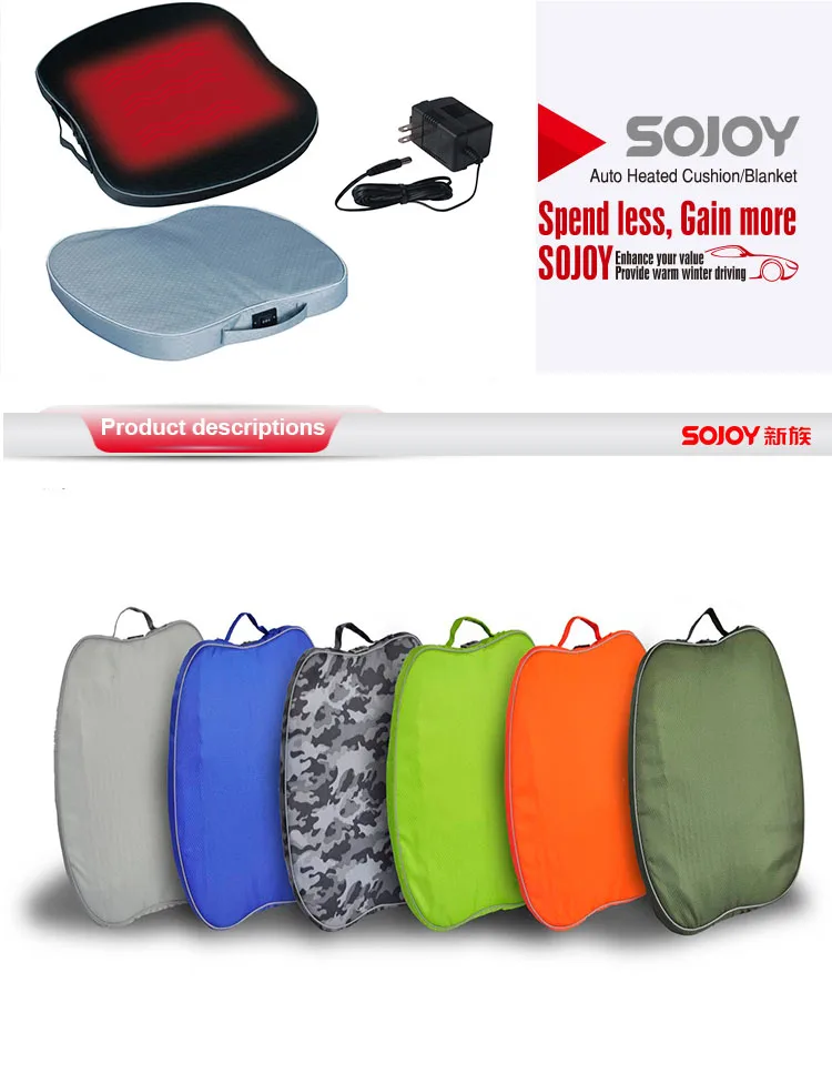 Portable Cordless Battery Operated Heated Pad Seat Cushion Buy Heated