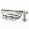 M6 x 80mm Hex Drive Socket Cap Furniture Bolts for Beds