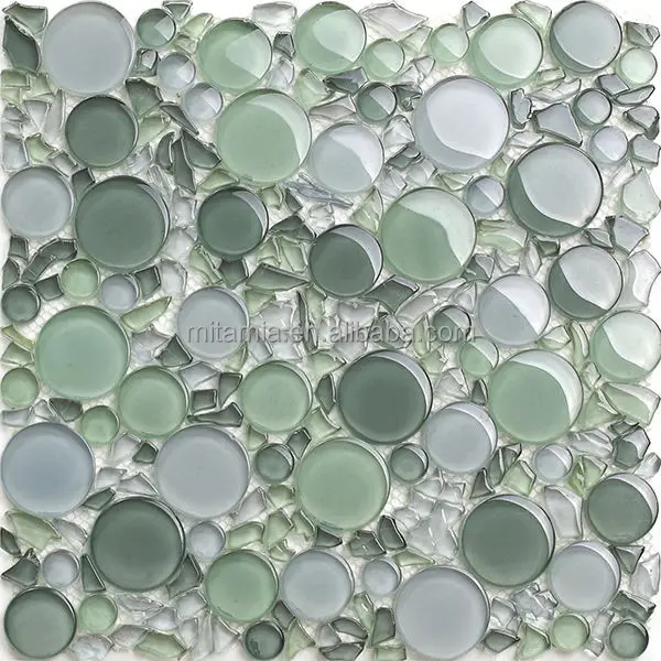 Light Green Crystal Irregular Shape Bubble Gl Bathroom Tile Light Green Crystal Irregular Shape Bubble Gl Bathroom Tile