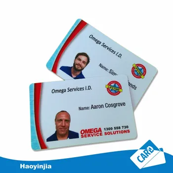 Custom Printing Laminated Id Cards Employee Id Card Samples - Buy ...