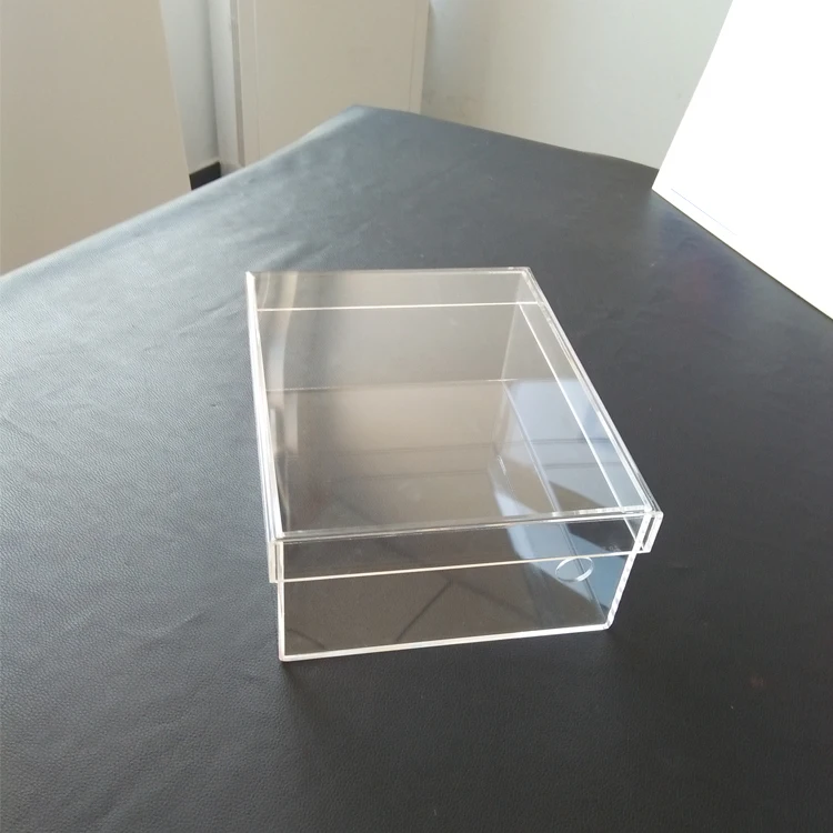 clear perspex shoe boxes