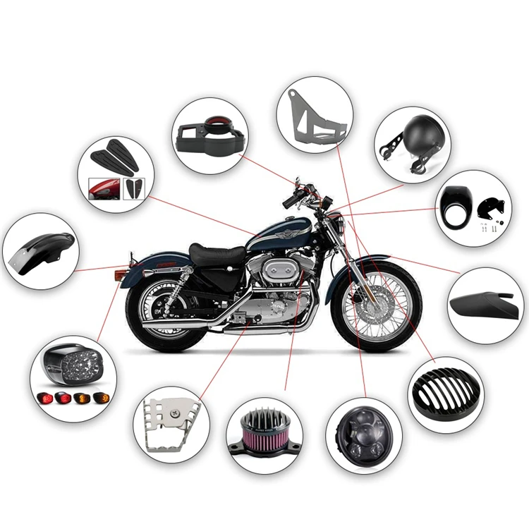 forhold Udpakning forbi Wholesale Custom China Wholesale Motorcycle Parts Accessories Sportster 883  for Harley 1200 48 Motorbike Parts From m.alibaba.com