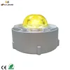 Tempered glass 360 degree circular cat eye reflective led solar road stud
