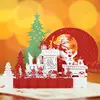 Merry Christmas Tree Gift Card 3d Pop Up Card Handmade Custom Greeting Cards Christmas Gifts Souvenirs wish wedding Postcards
