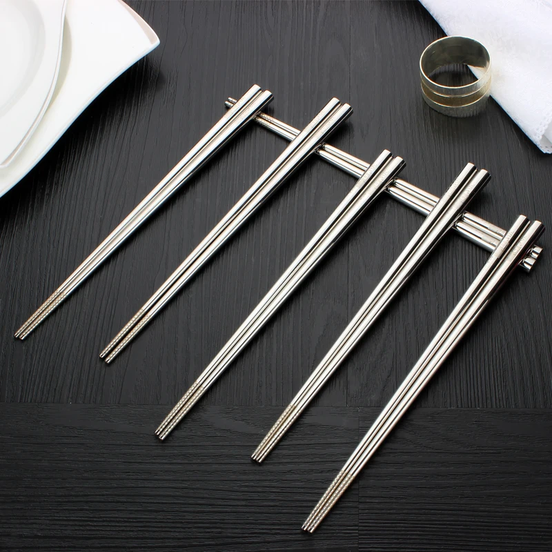 304 Stainless Steel Chinese Non-slip Reusable Chopstick - Buy Reusable