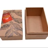 Customized size empty pearlescent shiny kraft paper gradient color box lid and base gift cardboard boxes with your logo printing