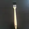 Crooked wooden handle black bristle paint brush long handle/ long handle angle paint brush