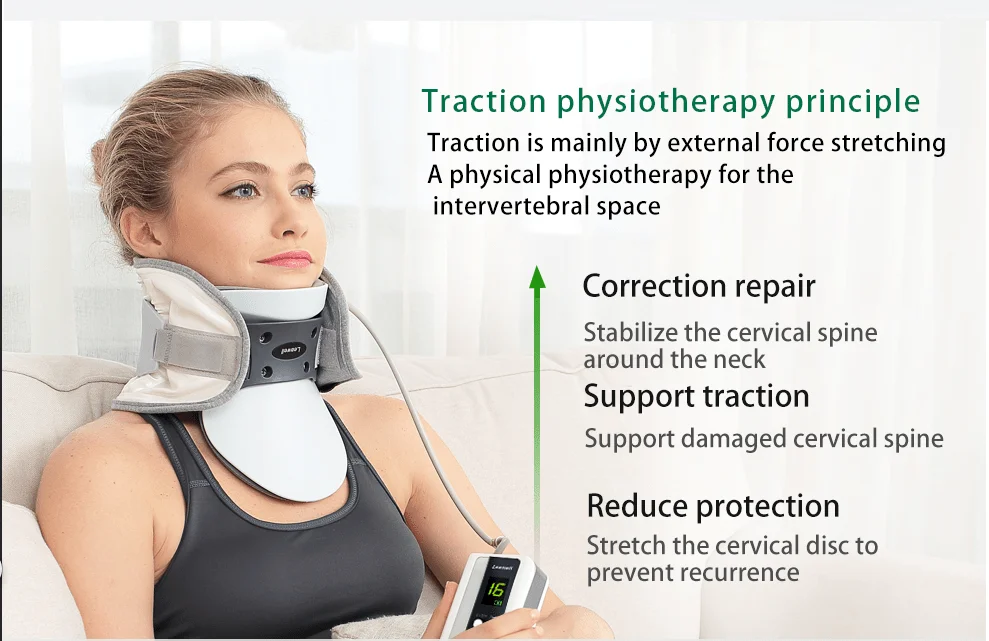 Cervical Traction Collar Adjustable For Home Traction Spine Support