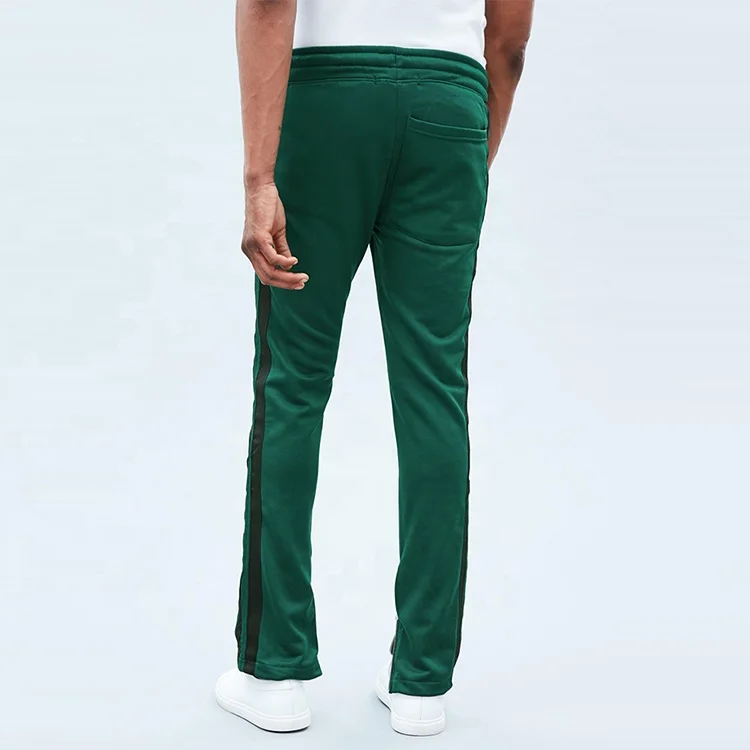 Charlo Fashion Double Stripe Slim Fit Sport Oem Custom Logo Basketball Track Pants Mens Fitness Joggers With Zipped Ankle