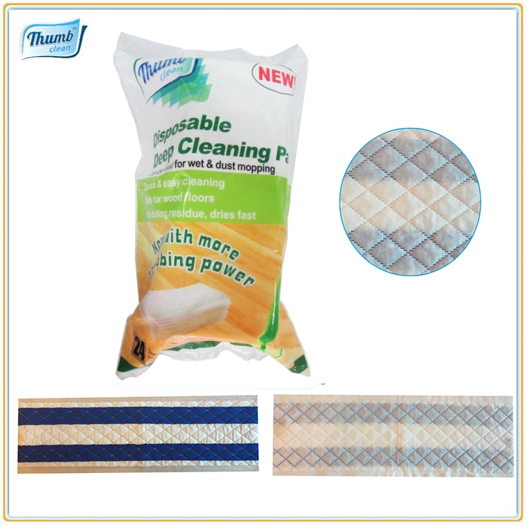 Disposable Mop Wet Wipes Floor Cleaning Wet Wipes Antidusting
