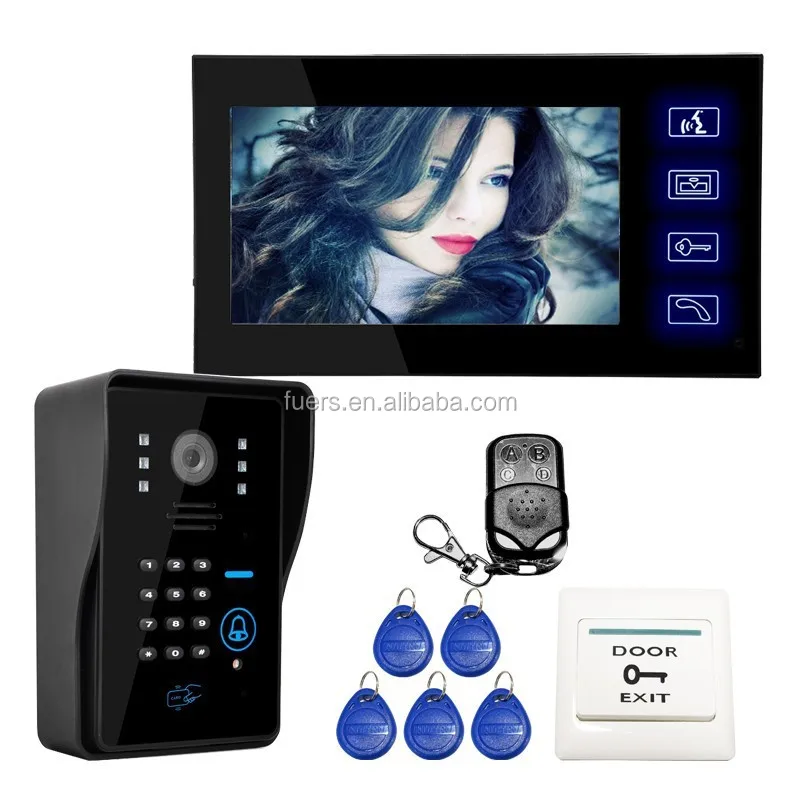 Good Performance 7 Video Intercom Apartment Entry Door Phone
