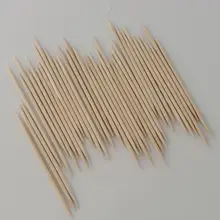 En gros deux c&ocirc;t&eacute;s bouleau pointu cure-dents en bois