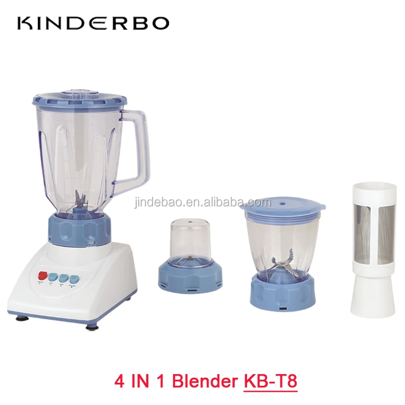 4 In 1 Blender 1.5l Plastic 999 Jar 2 Speeds And Pulse Function Buy 4