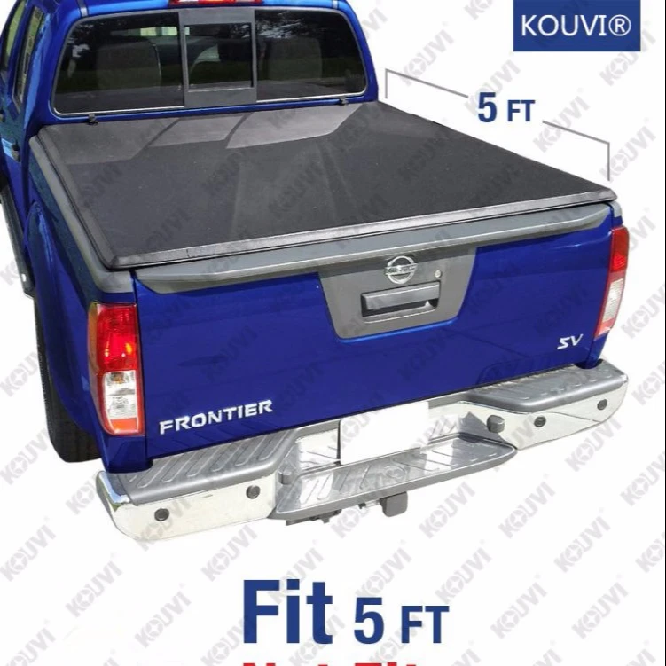 Frontier 2015 Vynle Soft Tri Fold Pickup Trunk Tonneau Cover Accessories Buy Frontier Pickup Trunk Cover Pickup Trunk Tonneau Cover Product On Alibaba Com