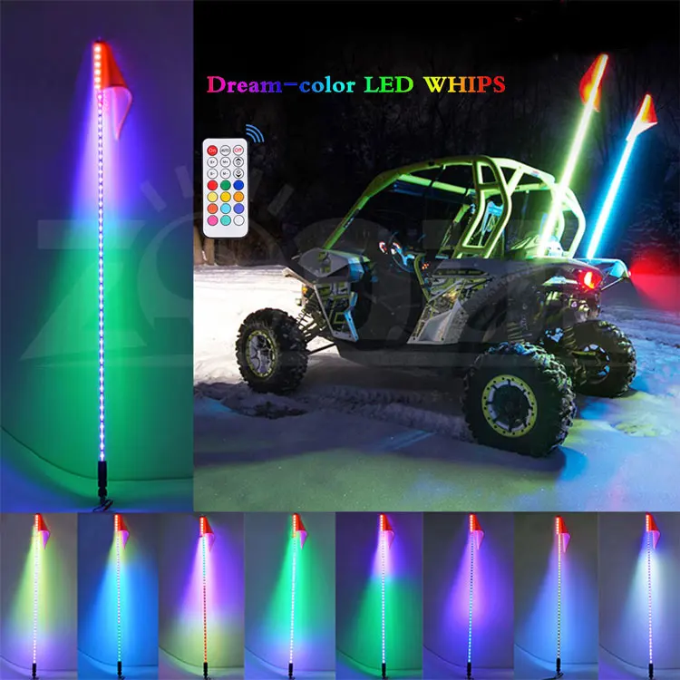 Top Quality Atv Whip Flag Pole Utv Light With Factory Wholesale Price
