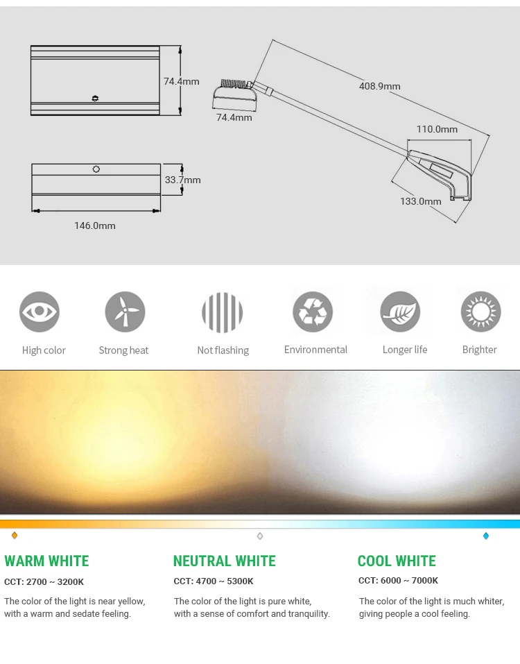 Long arm spot light for exhibition Trade show pop up lamp Frank