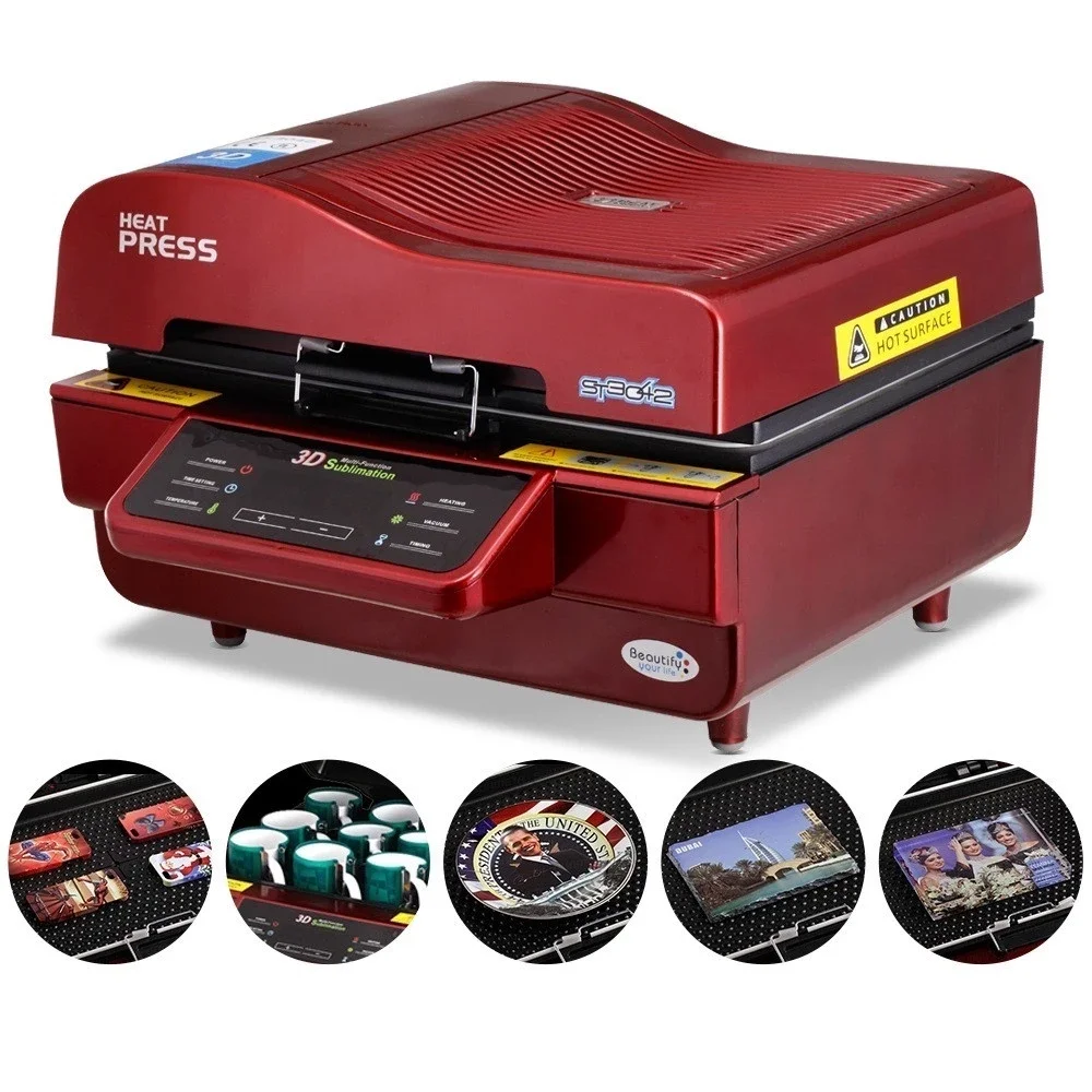 3d Vacuum Heat Transfer Press Machine Multifunction Sublimation Machine