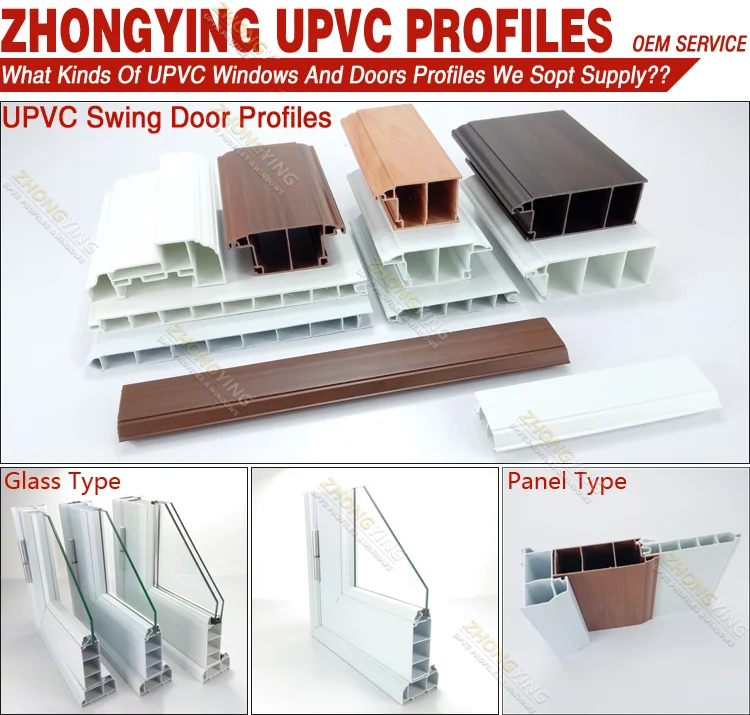 Window And Door Maker Casement Window Uv Resistance Hydroponic Sleeve File Folder Clip Economic Style Pvc Upvc Profile A Kinbon