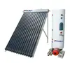 Closed loop heat pipe split high pressure solar water heater system