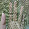 Metal wire mesh hanging drapery / hotel decorative room dividers / Chain link decorative screen