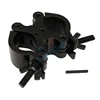10pcs Black Load 500kg Can 90 Degree Fixation Light Bar Tube Clamp Swivel Pipe Clamp