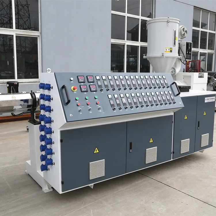 pe wate pipe making machinery plastic pe pipe extrusion machine