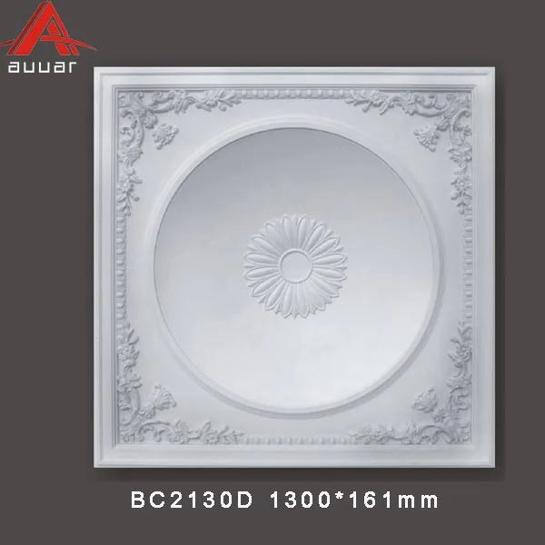 Bc2130d Modern Polyurethane Square Ceiling Medallion Ceiling Dome