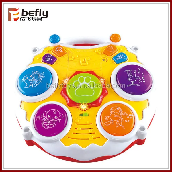 Funny Baby Music Toy Drum Set With Light Buy Baby Drum Set,Music Toy