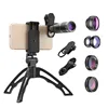 Trending Mobile Phone Detachable Camera Lens Apexel New Launched 4k Metal 16x Telescope Zoom 6IN1 Lens Kit