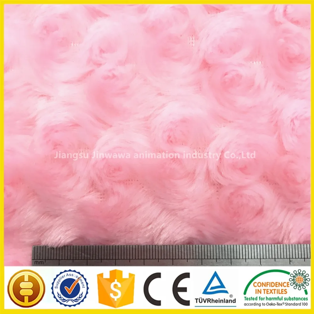 2018 Rose Embossed Polyester Coated Fur Fabric Buy Pv Fabric,Rose
