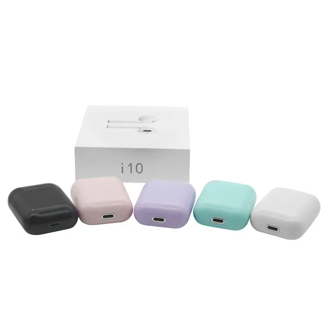 2019 wireless headphones electronics i10 tws 5.0 wireless earbuds earphone wireless headset - ANKUX.COM
