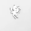 Hot Jewelry 2019 Stainless Steel Animal Pendant Crystal Stone The Stone By CNC Setting NP400025