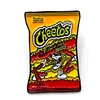 2018 New type Cheetos package shape dyed black custom soft enamel lapel metal pin badge manufacture