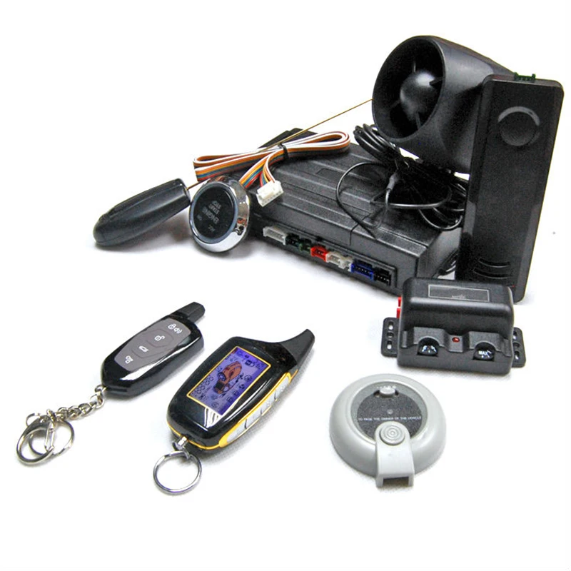 Two Way Car Alarm System 2stage Shock Sensor 2way Car Alarm Smart