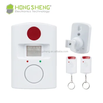 Battery Powered Wireless Pir Motion Detector Sensor Alarm For