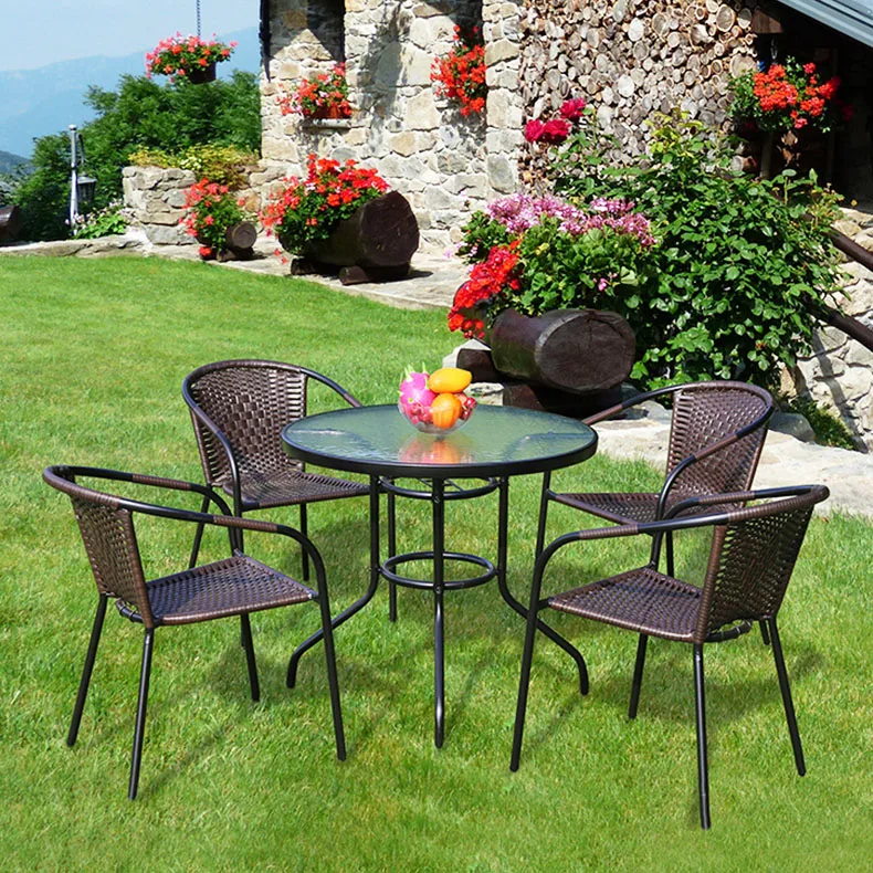 Venta al por mayor sillas aluminio rattan sintetico-Compre online los