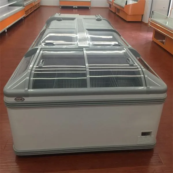 Aht Island Freezer Chest Refrigeration With Glass Door Buy Island