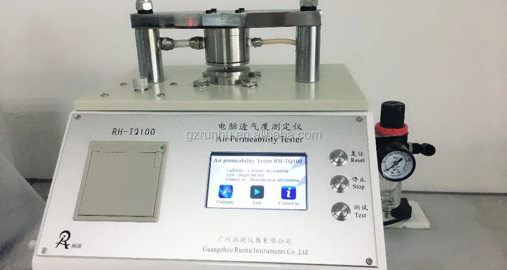 Air Permeability Tester Rhtq100 Sheffield Bendtsen Gurley Schopper