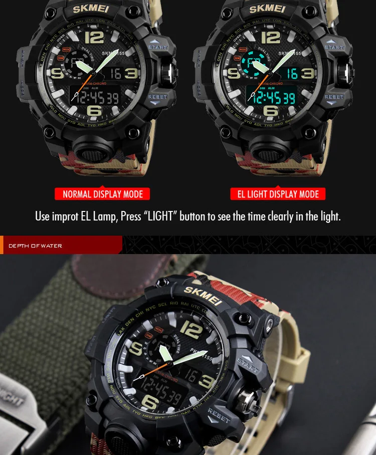 skmei 1155 instructions