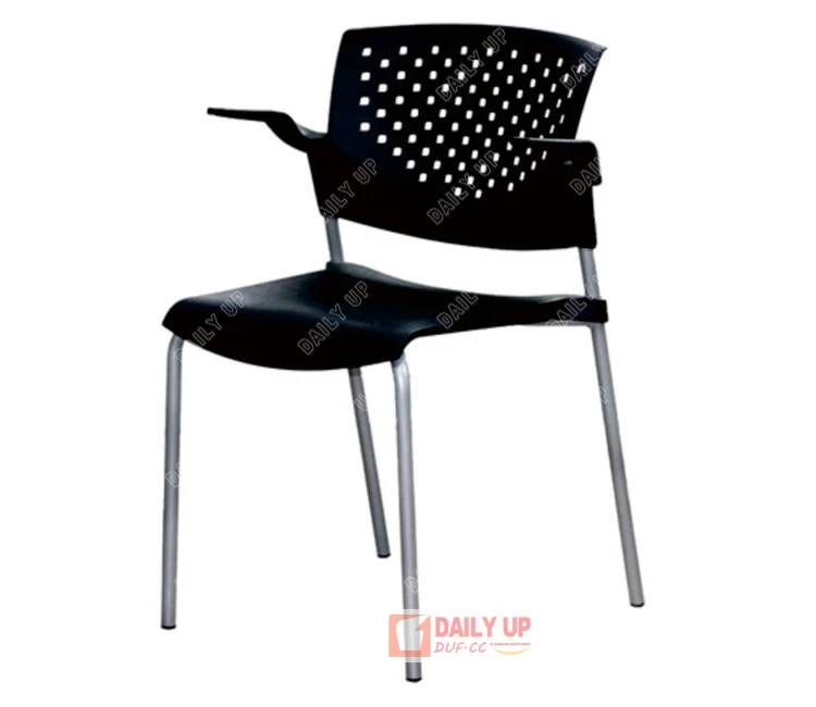 Meeting Room Chair with Armrest 4 Legs Event Chairs Mesh Back Conference Hall Chair China Manufacturer